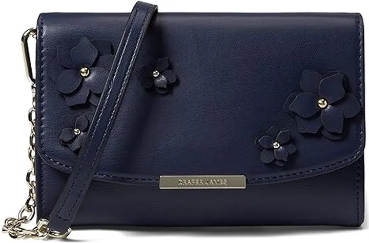 Draper James Daisy (Dark Blue) Cross Body Handbags
