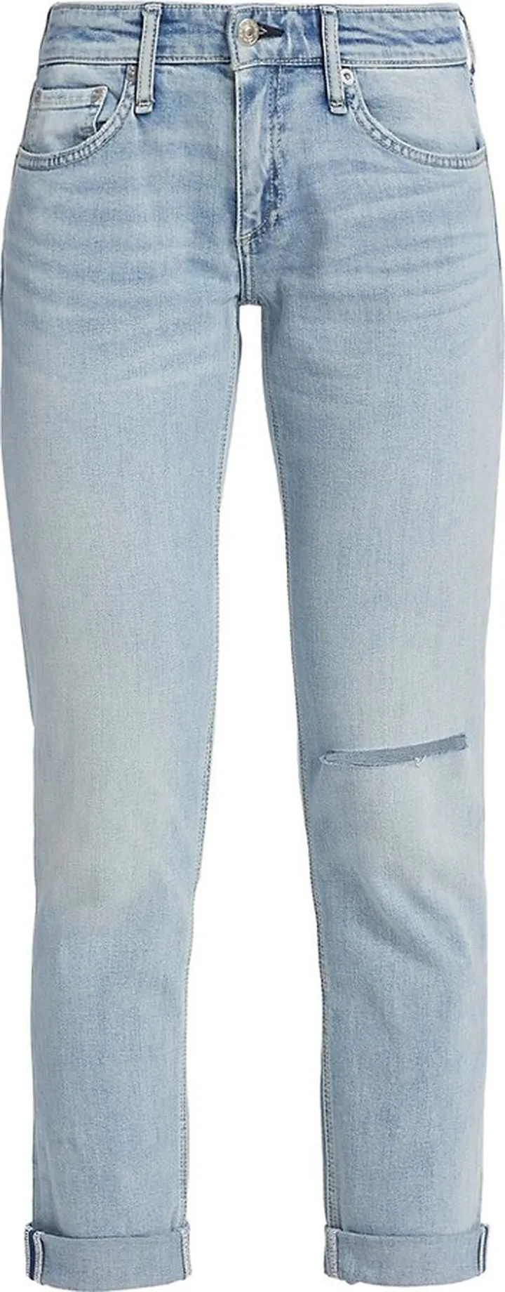 Dre Low-Rise Slim-Fit Boyfriend Jeans