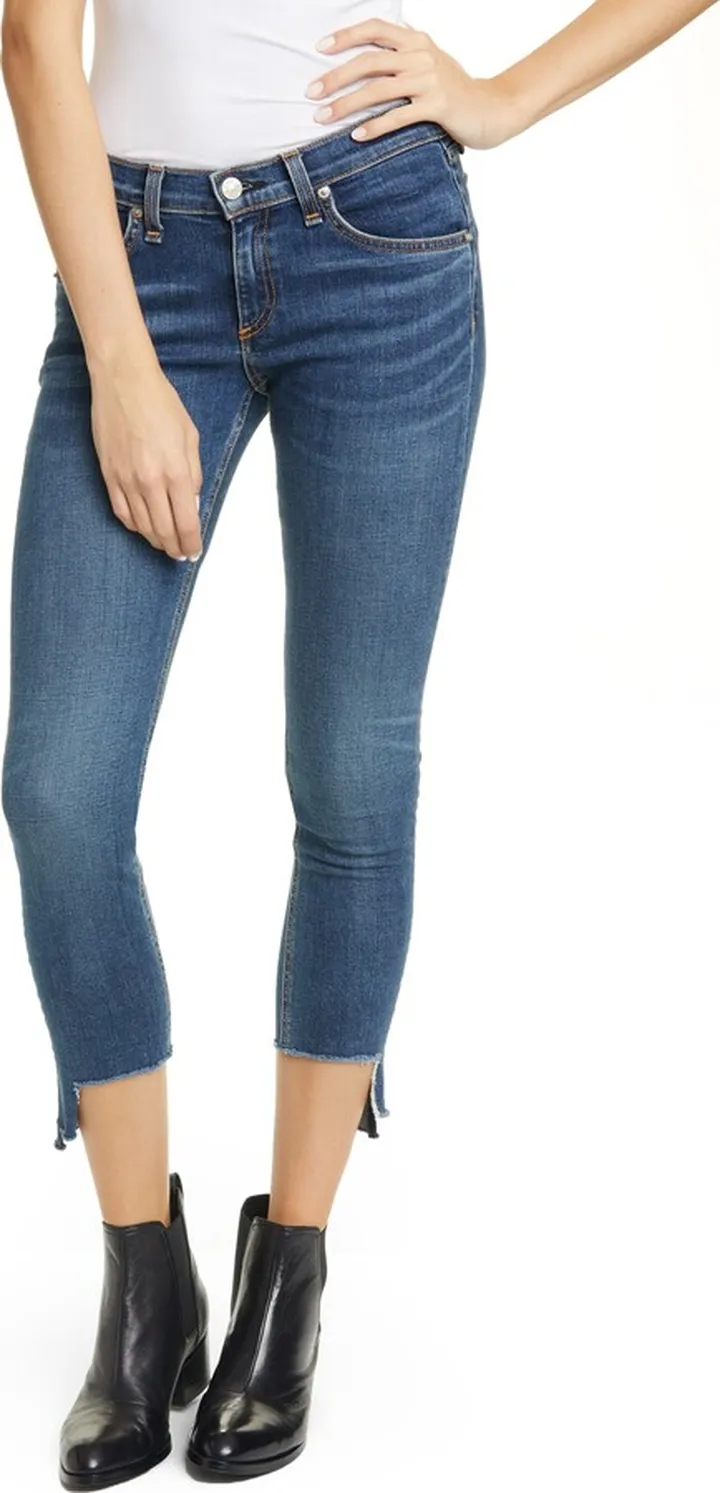 Cate Step Hem Ankle Skinny Jeans
