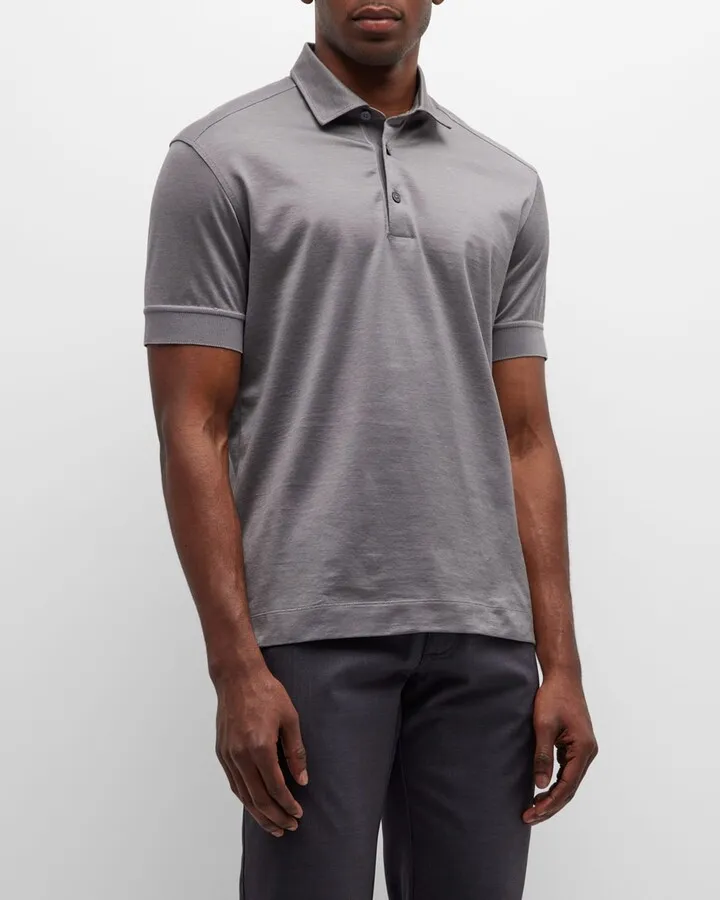 Men's Cotton Pique Polo Shirt