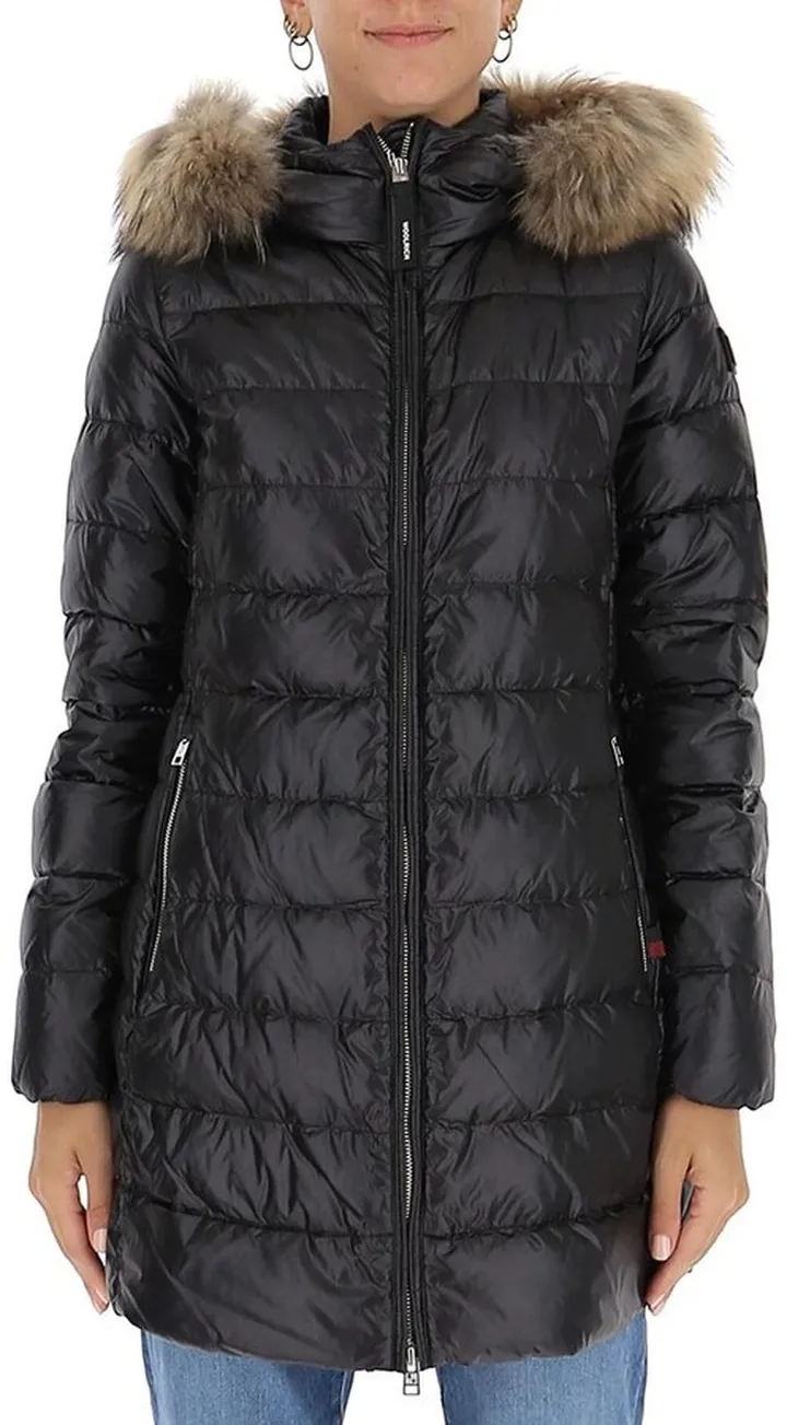 Woolrich Fur Trim Padded Jacket