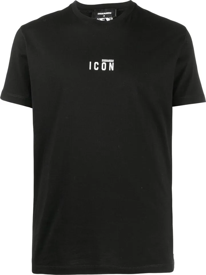 Black Logo Print T-Shirt