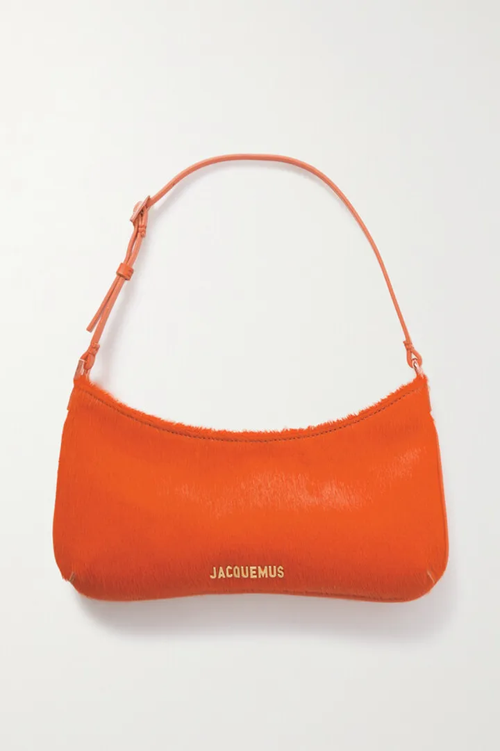 Jacquemus - Le Bisou Calf Hair Shoulder Bag - Orange
