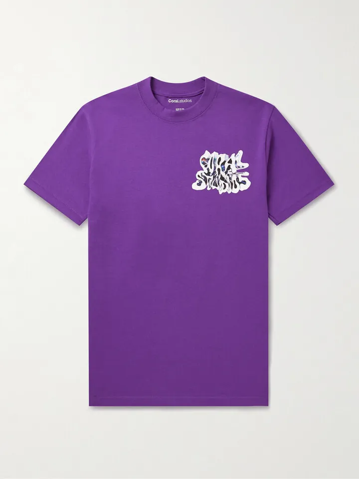 Metal Warp Logo-Print Cotton-Jersey T-Shirt