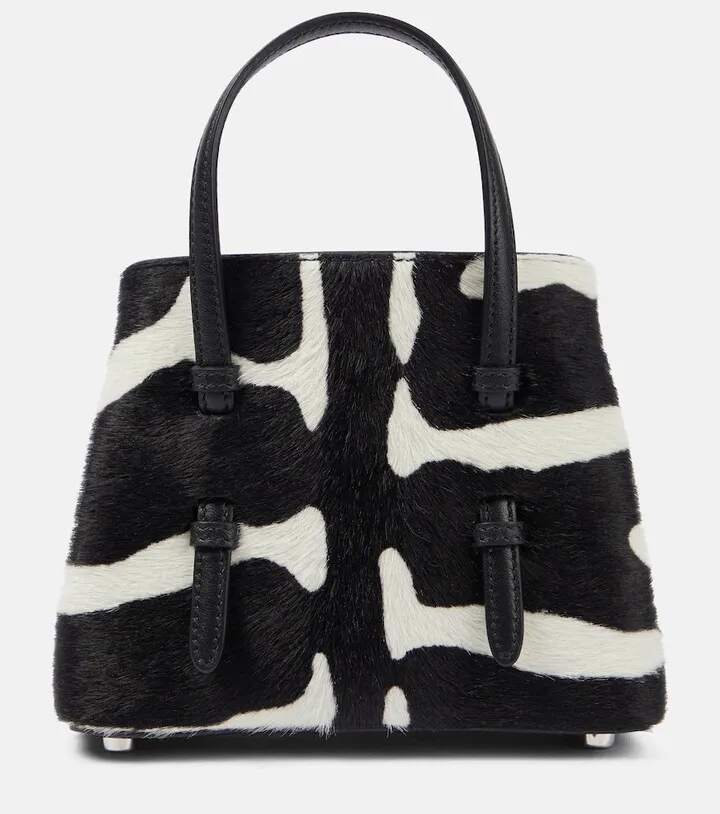Mina 16 Micro calf hair tote