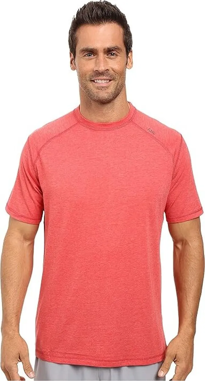 tasc Performance Carrollton Top (Red Heather) Men's Clothing