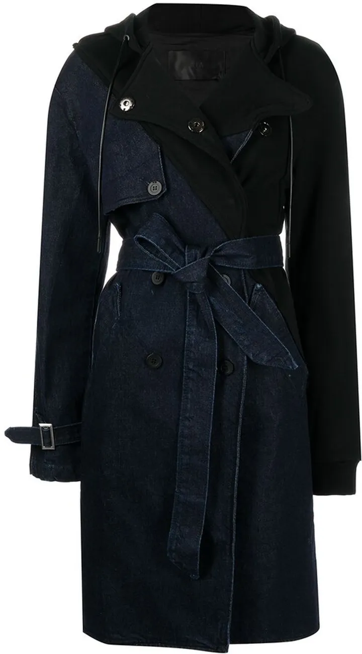 Belinda denim trench coat