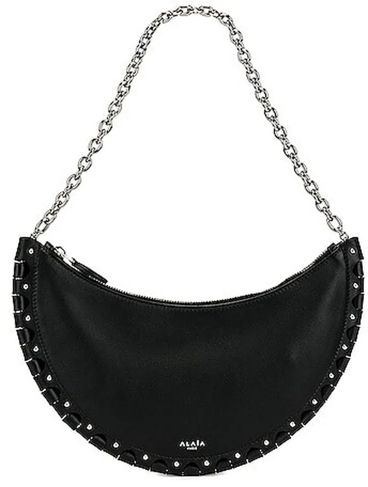 ALAÏA Le Demi-Lune Bag in Black