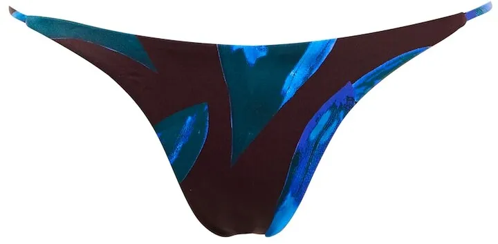 Printed bikini bottoms