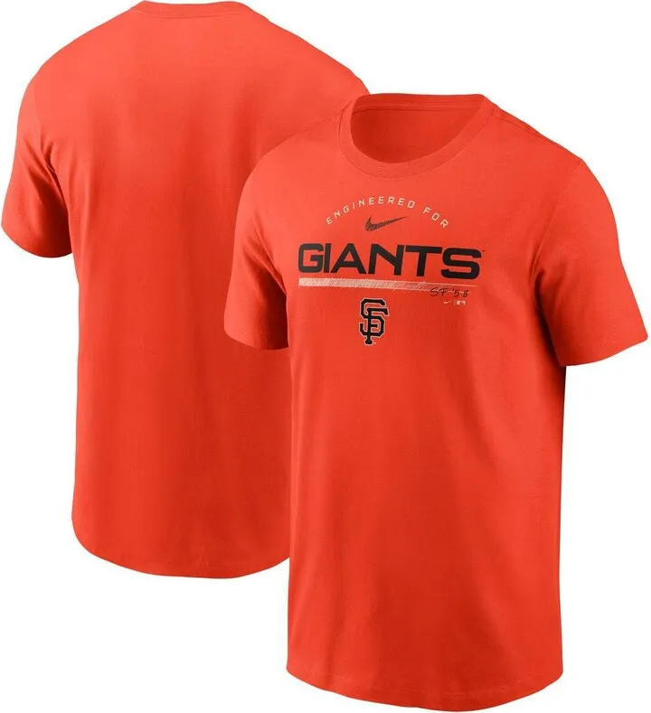 Men's Nike Orange San Francisco Giants Team Engineered Performance T-shirt