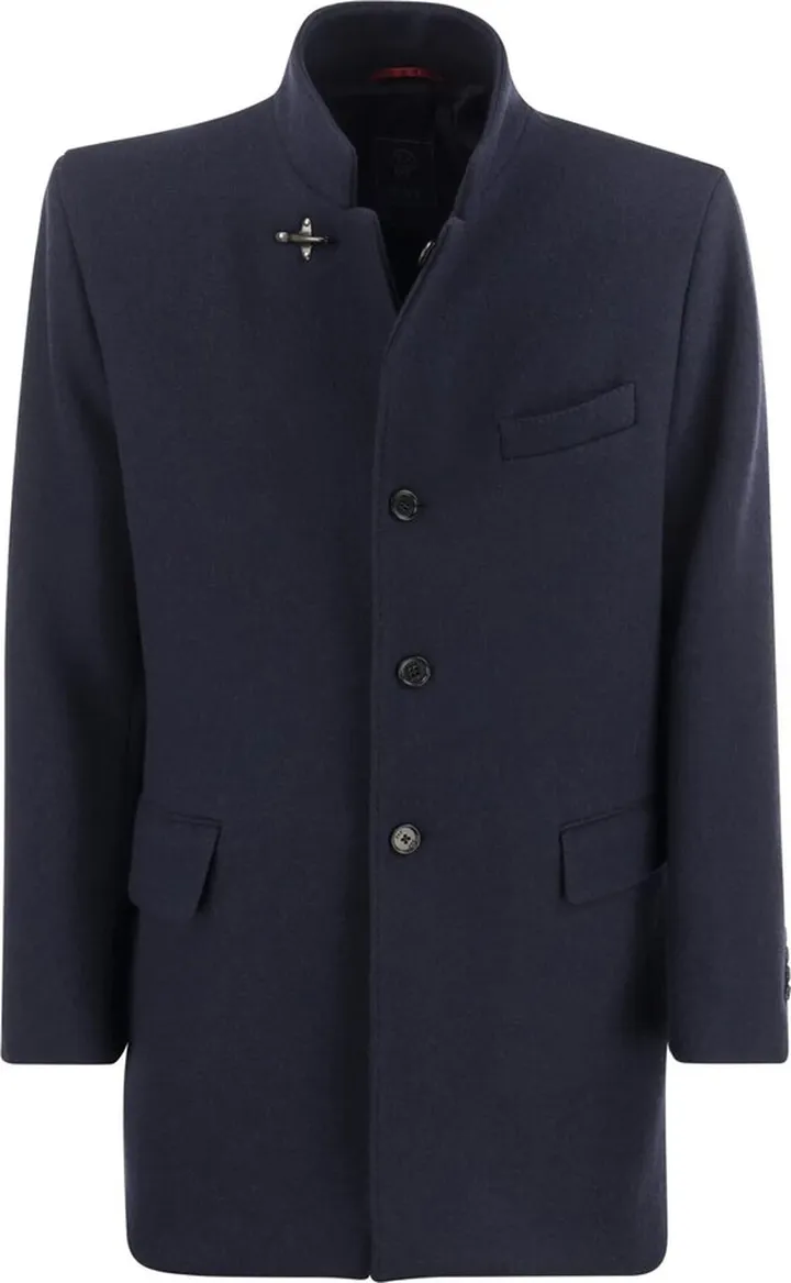 Single-breasted Wool Coat