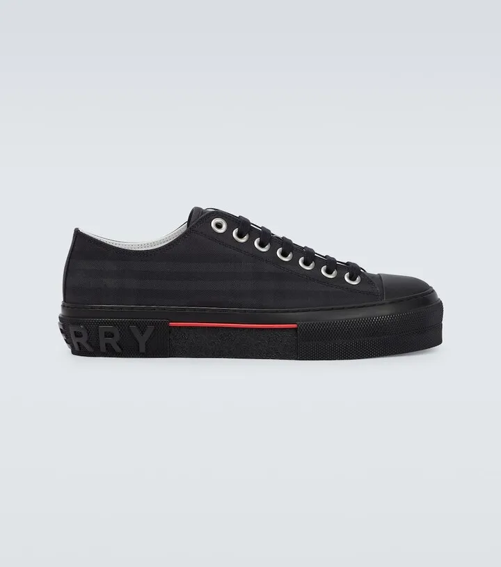 Vintage Check canvas sneakers