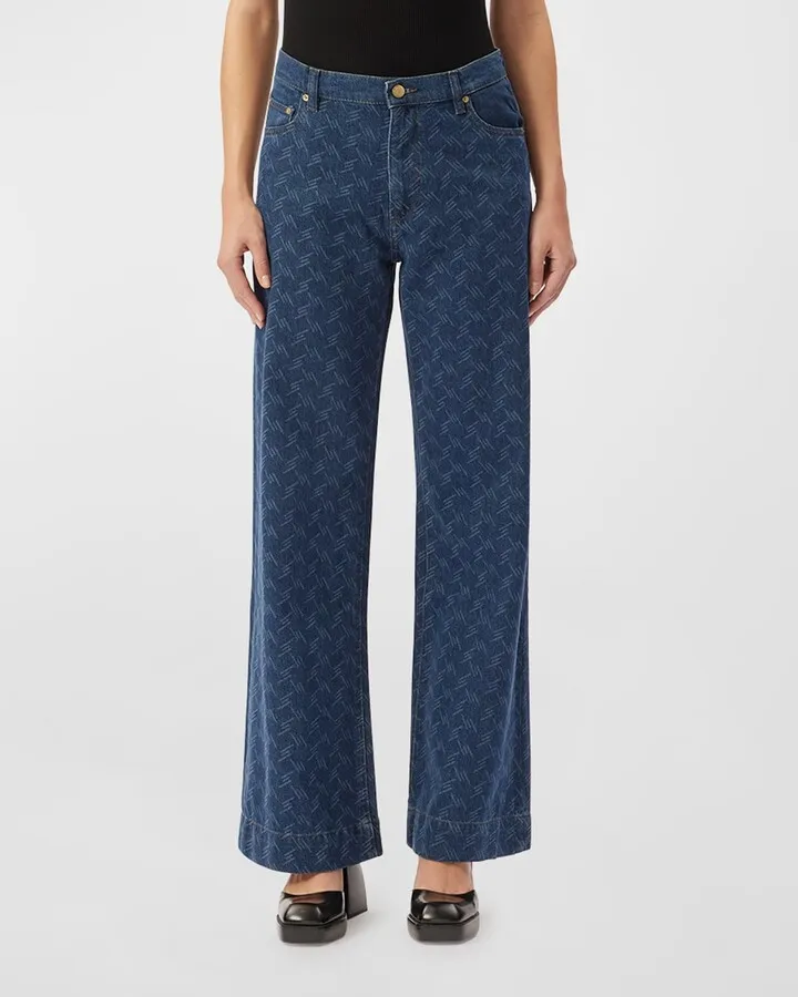 Zoie Wide-Leg High Rise Vintage Jeans