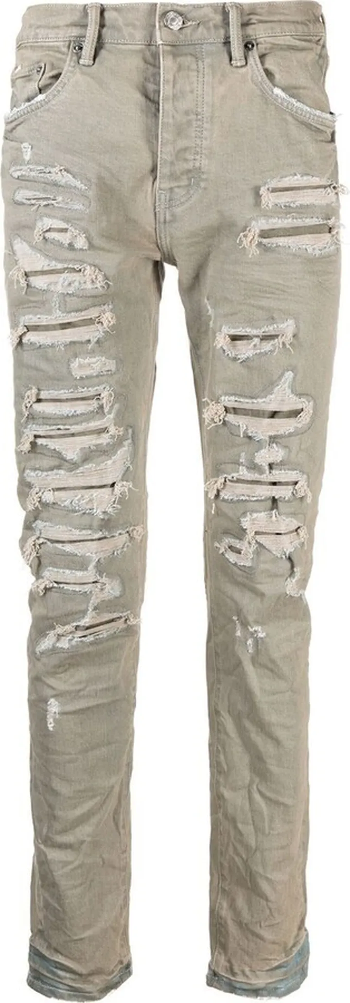 Distressed Skinny-Cut Jeans