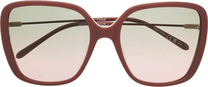 Oversized Square-Frame Sunglasses