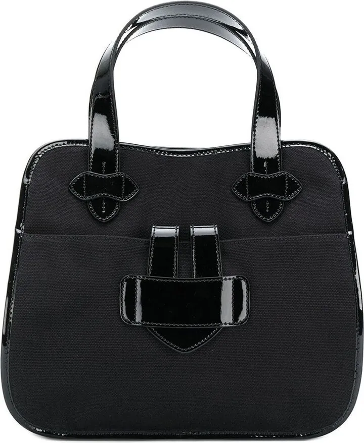 Zelig medium contrast trim tote