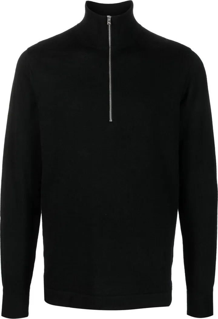 Roll-Neck Half-Zip Jumper