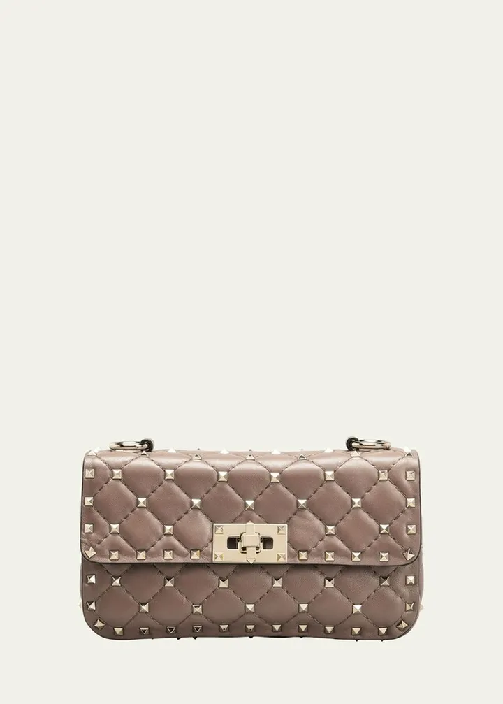Rockstud Quilted Small Shoulder Bag