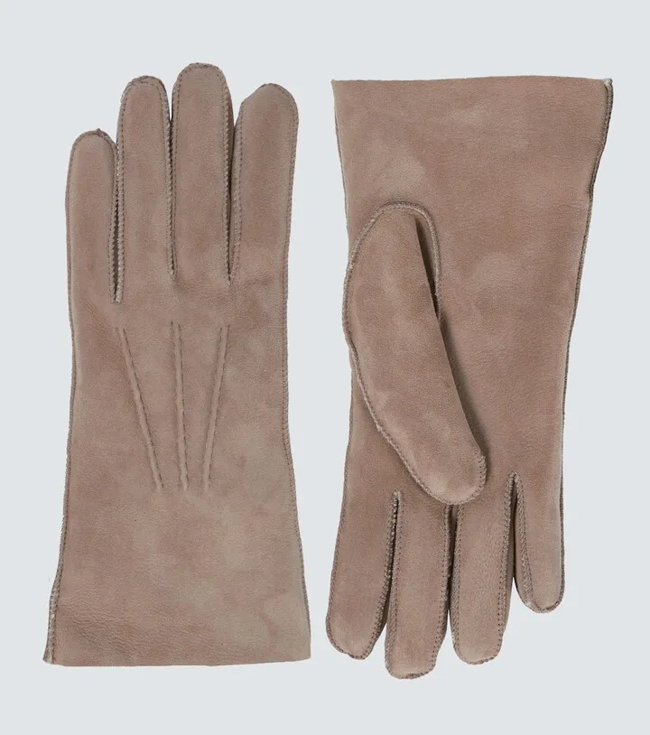 Shearling gloves