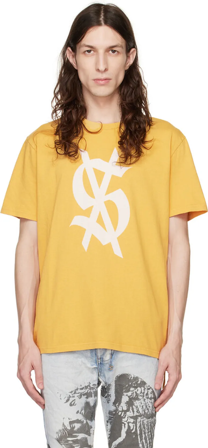 Ksubi Yellow Old Dollar Kash T-Shirt