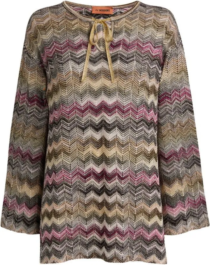 Missoni Zigzag V-Neck Sweater