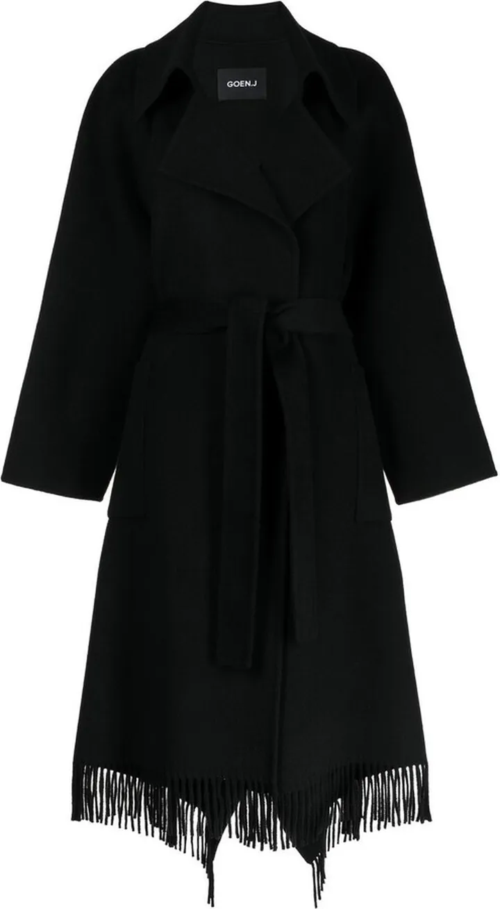 Double-Faced Fringed Coat
