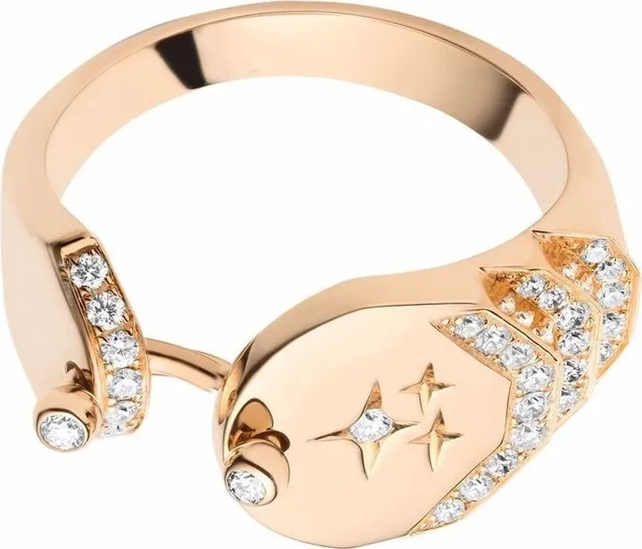 18kt rose gold Sparkles diamond ring