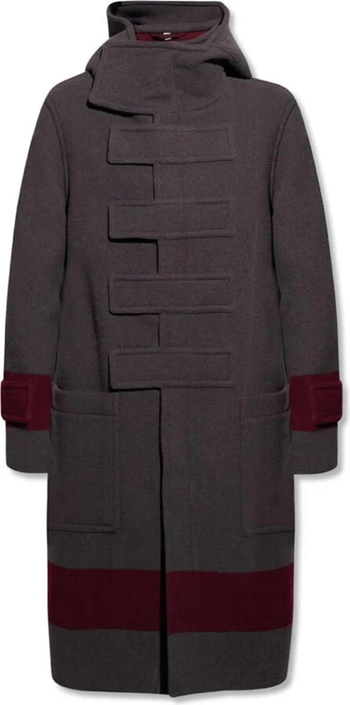 Wool Hooded Coat