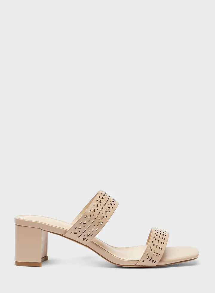 Mid Heel Sandal
