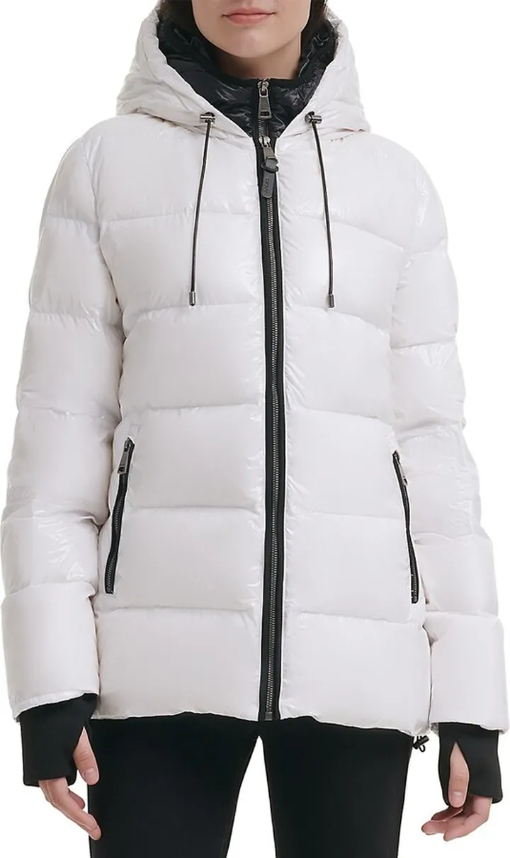 Metallic Puffer Jacket