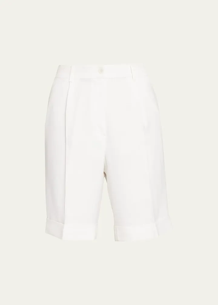 Cuffed Bermuda Shorts