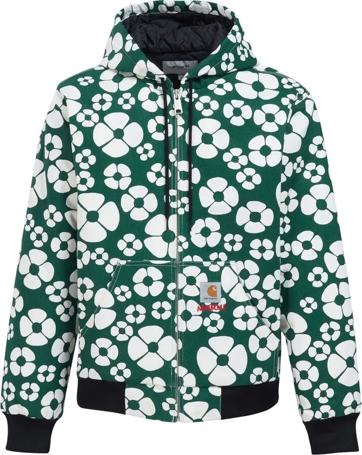 x Carhartt floral-print bomber jacket