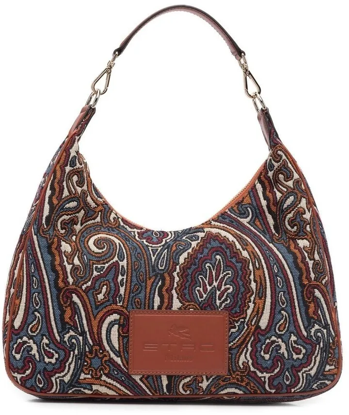 Paisley-Print Tote Bag