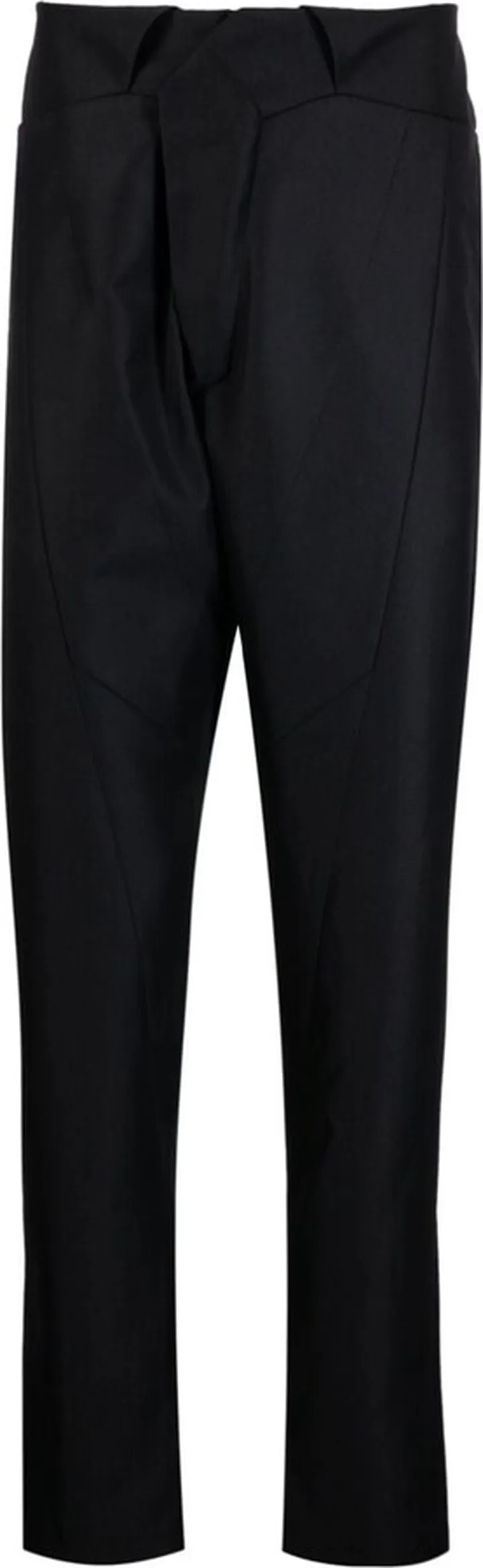 Tapered Wool Trousers