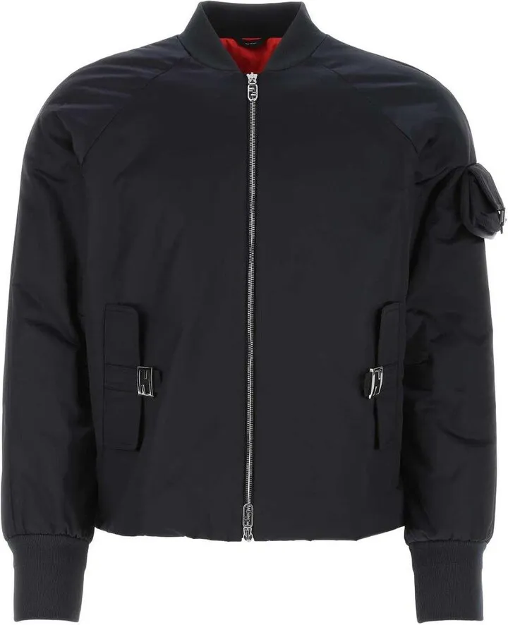 Zipped Bomber Jacket