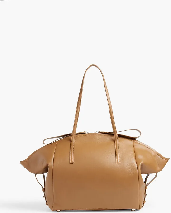 Leather tote