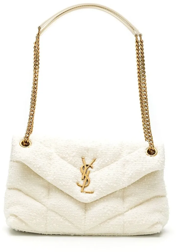small Loulou bouclé bag