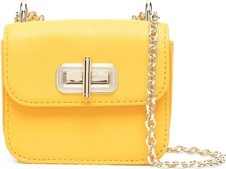 Chain-Link Leather Mini Bag