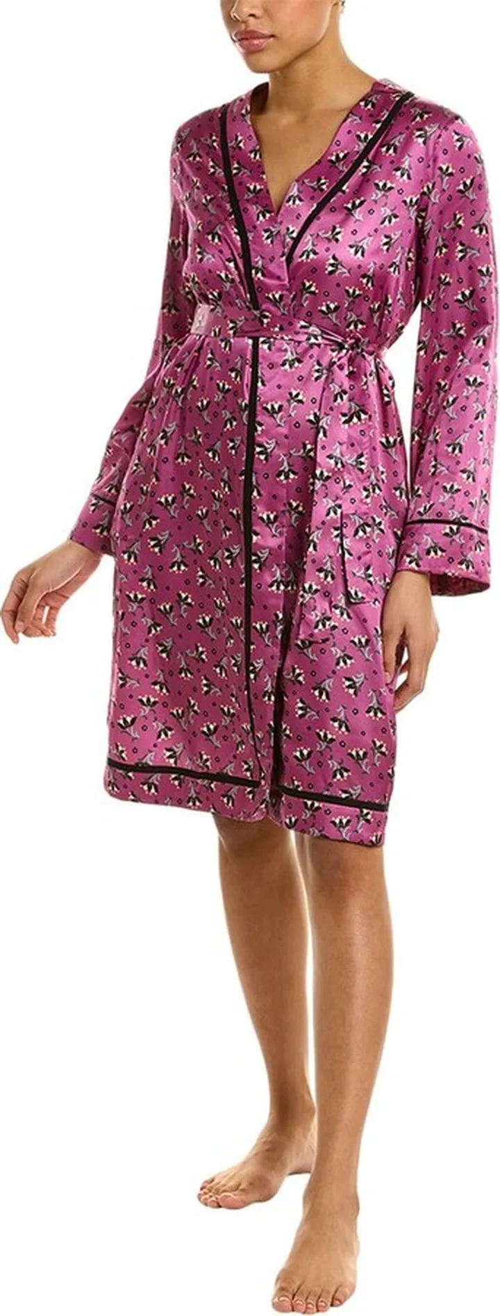 Morgan Lane Rhea Silk-Blend Robe