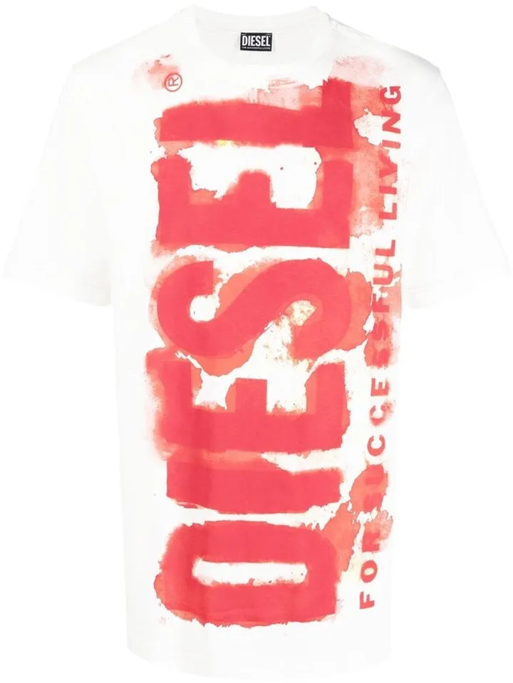 logo-print cotton T-shirt