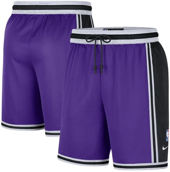 Men's Purple and Black Los Angeles Lakers Pre-Game Performance Shorts