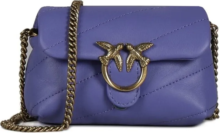 Pinko Love Micro Puff Chain Linked Mini Crossbody Bag