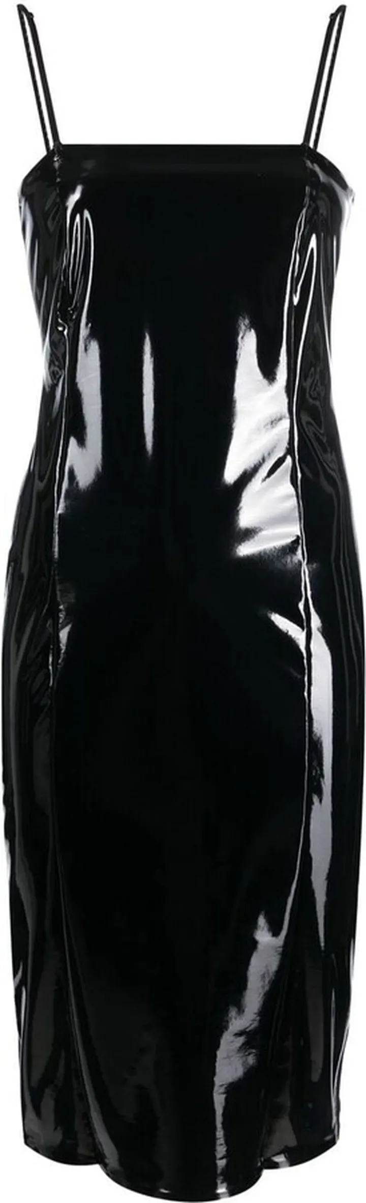 Laytex Fitted Mini Dress