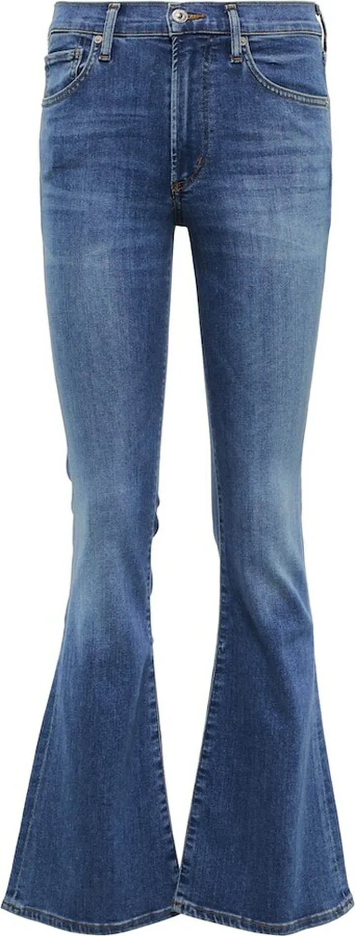 Emanuelle low-rise bootcut jeans