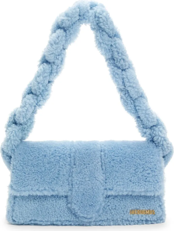 Le Bambidou Genuine Shearling Shoulder Bag