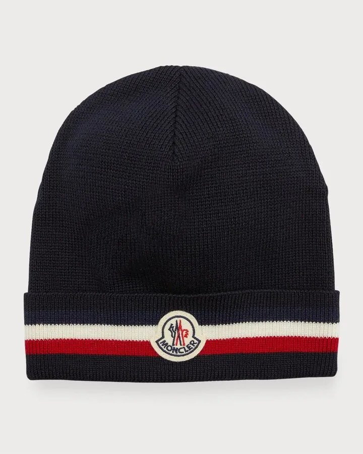 Men's Tricolor Logo Beanie