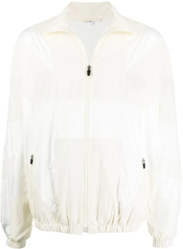 Tonal-Panelled Bomber Jacket