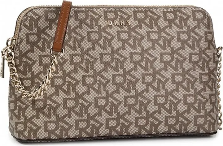 DKNY Bryant Dome Monogram Patterned Crossbody Bag