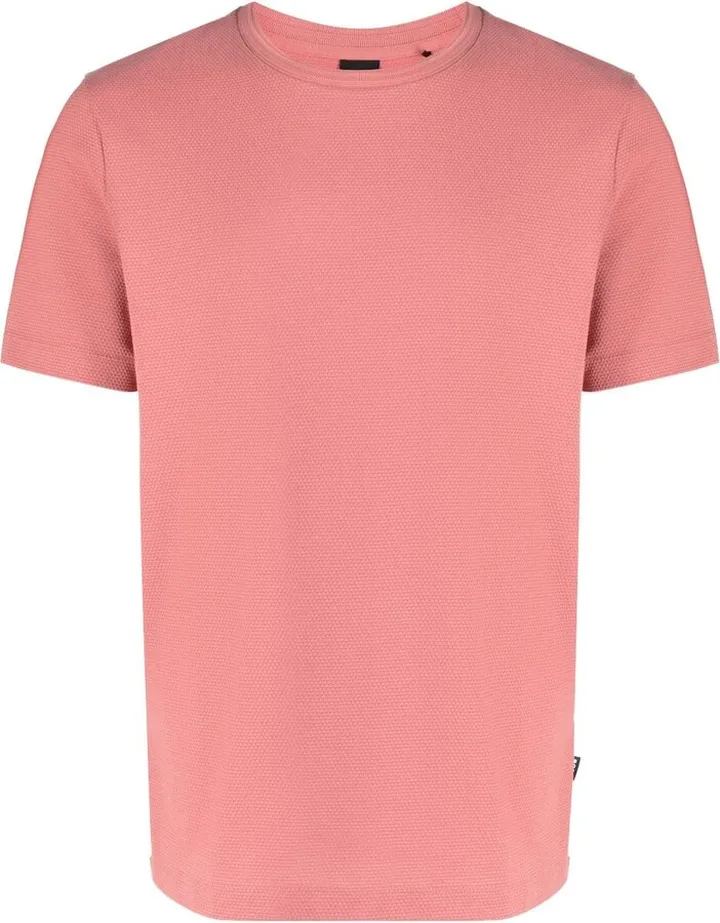 knitted crew-neck T-shirt