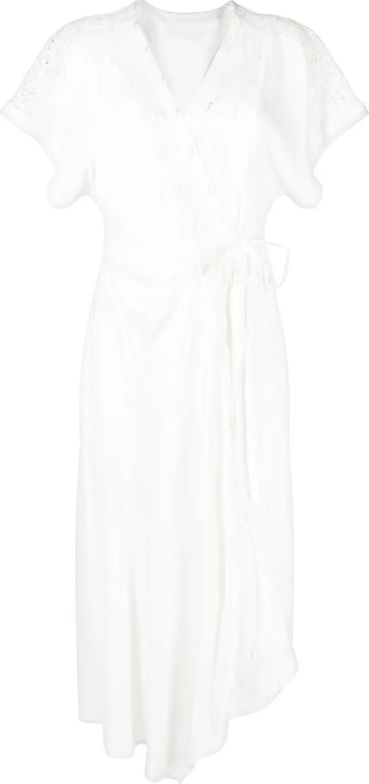 IRO- Britta Midi Wrap Dress